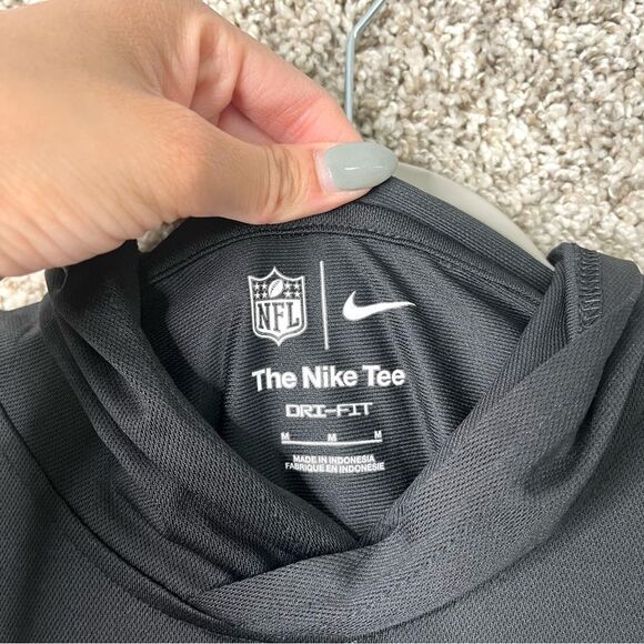 NFL x Nike Hoodie Men’s M Dri-FIT Pittsburgh Steelers Long Sleeve Lightweight - Picture 3 of 6